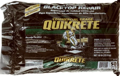 Quikrete Multi-Purpose High Performance Blacktop Repair 50 lbs. 6 sq. ft. Coverage Area
