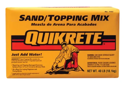 Quikrete Sand Topping Mix 40 lb Gray