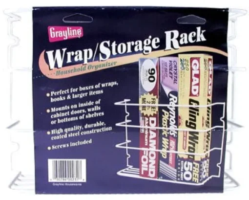 RACK STEEL WHT 8"HX12"L