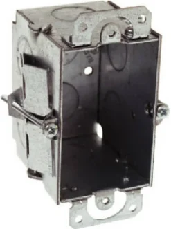 Raco 12-1/2 cu in Rectangle Steel 1 gang Switch Box Gray