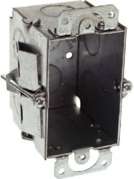 Raco 12-1/2 cu in Rectangle Steel 1 gang Switch Box Gray