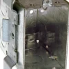 Raco 18 cu in Rectangle Steel 1 gang Electrical Box Gray