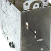 Raco 18 cu in Rectangle Steel 1 gang Electrical Box Gray
