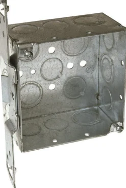 Raco 30-5/16 cu in Square Steel 2 gang Outlet Box Gray