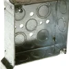 Raco 21 cu in Square Steel 2 gang Junction Box Gray