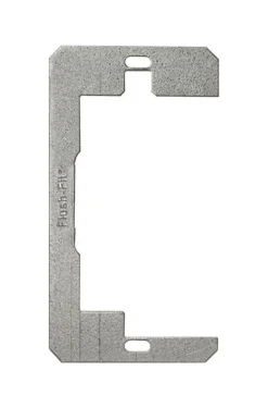 Raco Flush-Fit Metallic 1 gang Die-Cast Metal Duplex Device Leveling Plate 3 pk
