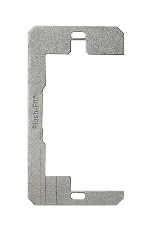 Raco Flush-Fit Metallic 1 gang Die-Cast Metal Duplex Device Leveling Plate 3 pk