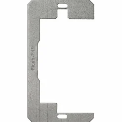 Raco Flush-Fit Metallic 1 gang Die-Cast Metal Duplex Device Leveling Plate 3 pk