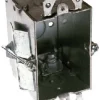 Raco New Work 12-1/2 cu in Rectangle Steel 1 gang Switch Box Gray