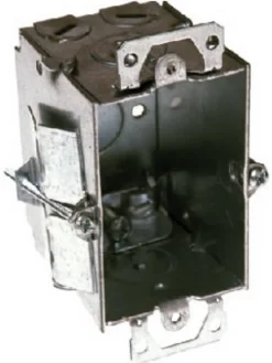 Raco New Work 12-1/2 cu in Rectangle Steel 1 gang Switch Box Gray