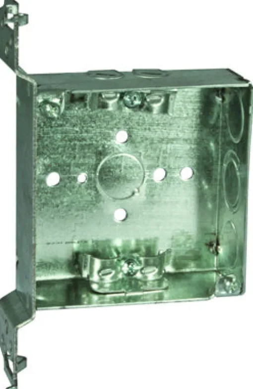 Raco Old Work 21 cu in Square Steel 2 gang Junction Box Gray