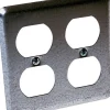 Raco Square Steel 2 gang 4 in. H X 4 in. W Box Cover