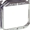 Raco Square Steel 2 gang 4 in. H X 4 in. W Box Cover