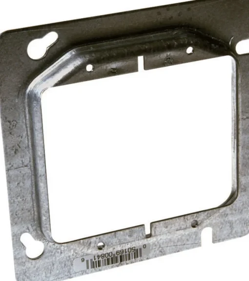 Raco Square Steel 2 gang 4-11/16 in. H X 4-11/16 in. W Box Cover