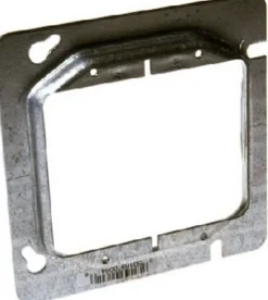 Raco Square Steel 2 gang 4-11/16 in. H X 4-11/16 in. W Box Cover