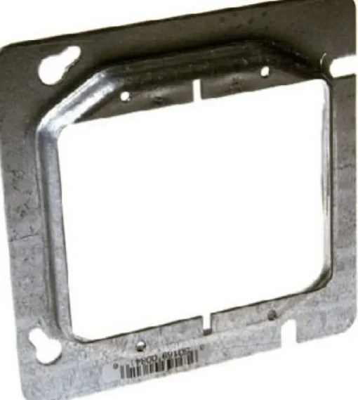 Raco Square Steel 2 gang 4-11/16 in. H X 4-11/16 in. W Box Cover