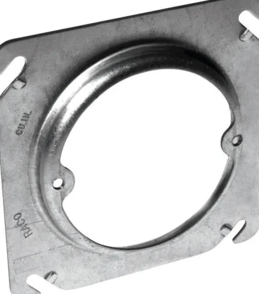 Raco Square Steel 4 in. H X 4 in. W Box Cover