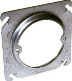 Raco Square Steel 4 in. H X 4 in. W Box Cover
