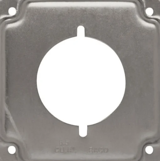 Raco Square Steel 4 in. H X 4 in. W Box Cover