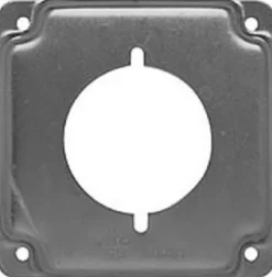 Raco Square Steel 4 in. H X 4 in. W Box Cover