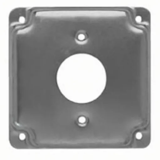 Raco Square Steel 4 in. H X 4 in. W Box Cover