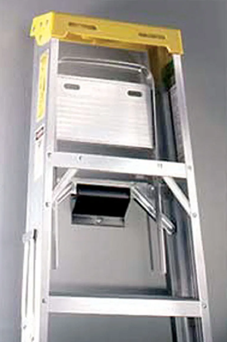 Racor 4 in. H x 4 in. W x 1-3/4 in. D Black Steel Wheelbarrow/Ladder Bracket