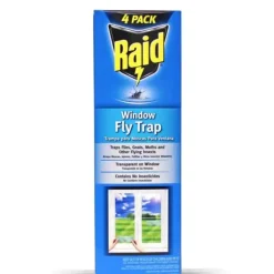 Raid Ftrp-Raid Raid® Window Fly Trap 4 Count (Pack Of 12)