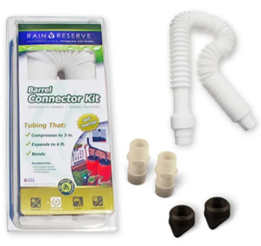 Rain Reserve White Plastic Connector Kit