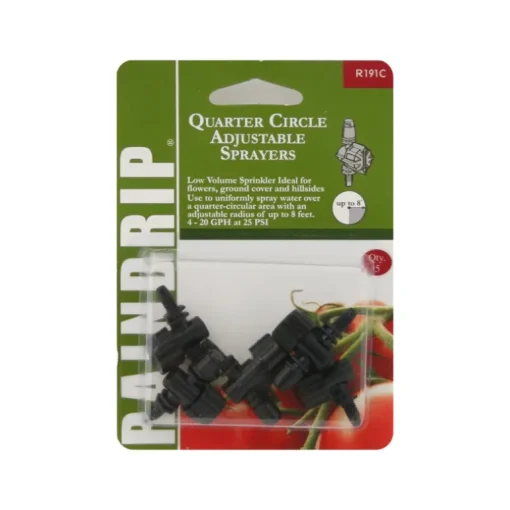 Raindrip Quarter-Circle Drip Irrigation Micro Spray 20 gph 5 pk