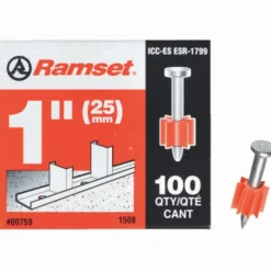 Ramset 0.3 in. D X 1 in. L Steel Hollow Head Anchor Bolts 100 pk