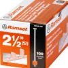 Ramset .3 in. D X 2-1/2 in. L Steel Round Head Anchor Bolts 100 pk