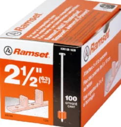 Ramset .3 in. D X 2-1/2 in. L Steel Round Head Anchor Bolts 100 pk