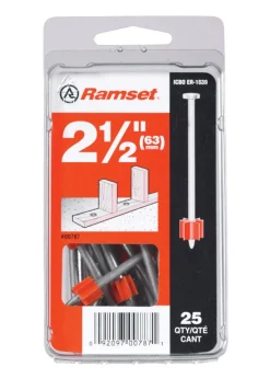 Ramset 0.3 in. D X 2-1/2 in. L Steel Hollow Head Anchor Bolts 25 pk