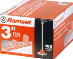 Ramset .3 in. D X 3 in. L Steel Flat Head Anchor Bolts 1 pk