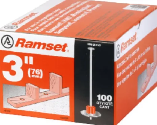 Ramset .3 in. D X 3 in. L Steel Flat Head Anchor Bolts 1 pk