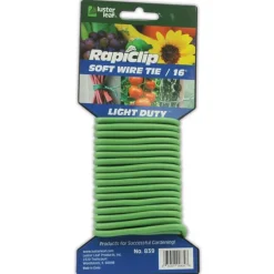Rapiclip 16 ft Green Light Duty Soft Twist Plant Tie