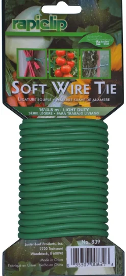 Rapiclip 16 ft Green Light Duty Soft Twist Plant Tie