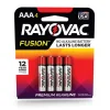 Rayovac Fusion AAA Alkaline Batteries 4 pk Carded