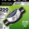 Rayovac Sportsman 200 lm Multicolored LED Head Lamp AAA Battery