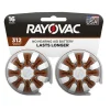 Rayovac Zinc-Air 312 1.45 volt Hearing Aid Battery