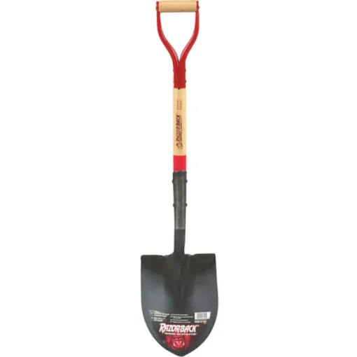 Razor-Back 41.5 in. Steel Round Shovel Wood Handle