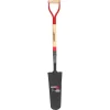 Razor-Back 45.25 in. Steel Round Drain Spade Wood Handle