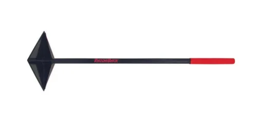 Razor-Back Black/Red Steel Tamper 44.4 L in. with Handle