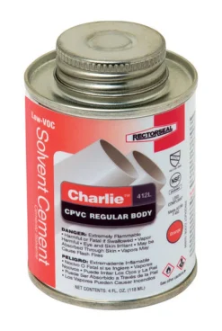 Rectorseal Charlie Orange Solvent Cement For CPVC 4 oz