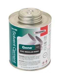 RectorSeal Gene Clear Solvent Cement For PVC 16 oz