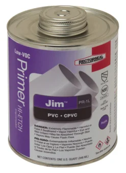 RectorSeal Jim Purple Primer and Cement For CPVC/PVC 32 oz