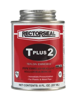RectorSeal T Plus 2 White Pipe Thread Sealant 8 oz