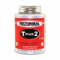 RectorSeal T Plus 2 White Pipe Thread Sealant 8 oz