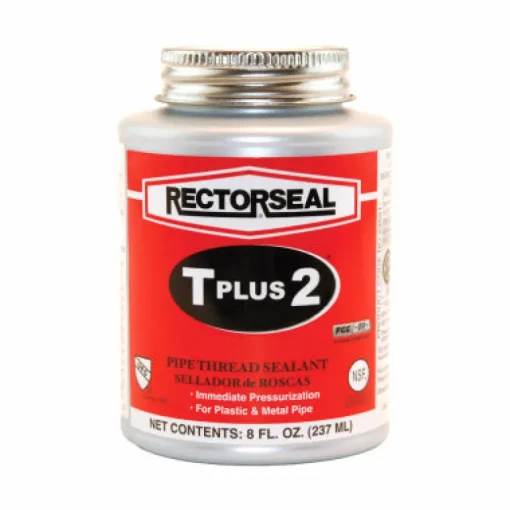 RectorSeal T Plus 2 White Pipe Thread Sealant 8 oz