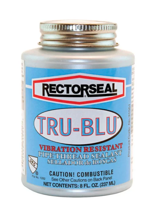 RectorSeal Tru-Blu Blue Pipe Thread Sealant 8 oz